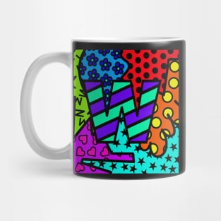 Alphabet Series - Letter W - Bright and Bold Initial Letters Mug